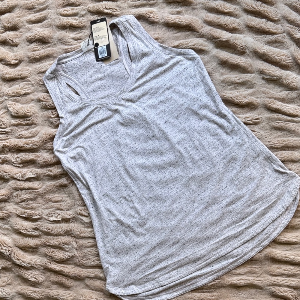 CALIA by Carrie Underwood Heather Light Gray Racerback Tank